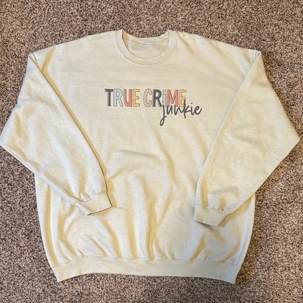 true crime junkie crewneck